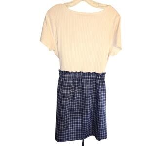 No Comment  Large Women's Dress Blue  Misses Size 12 14